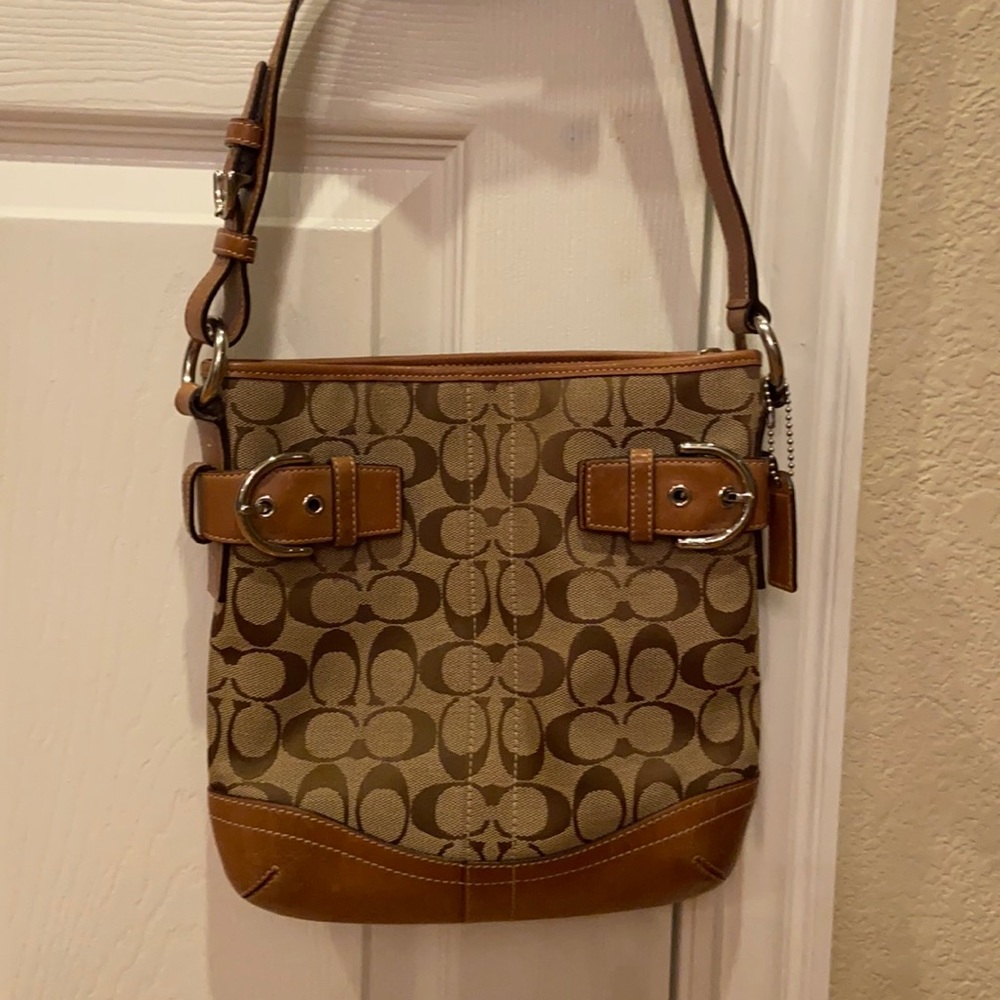 Coach shoulder hobo bag preowned
